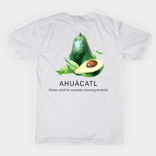 Avocado Ahyacatl in Watercolour T-Shirt